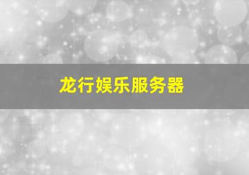 龙行娱乐服务器